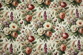 Viskose Leinen Herbstblumen HW25/26 Design 13 SH